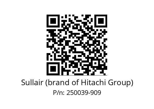   Sullair (brand of Hitachi Group) 250039-909