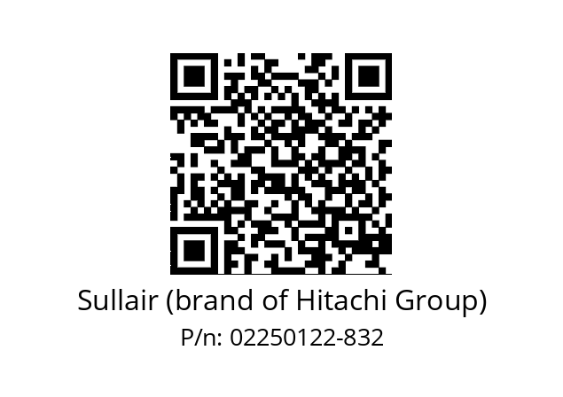   Sullair (brand of Hitachi Group) 02250122-832