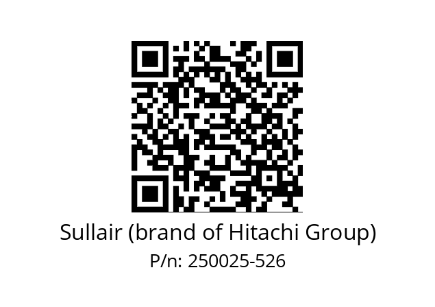   Sullair (brand of Hitachi Group) 250025-526