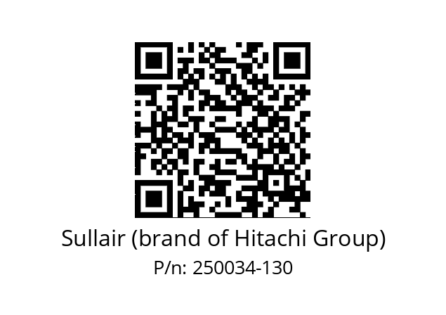   Sullair (brand of Hitachi Group) 250034-130