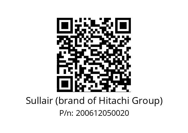   Sullair (brand of Hitachi Group) 200612050020