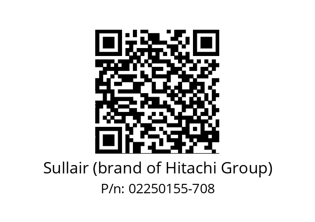   Sullair (brand of Hitachi Group) 02250155-708