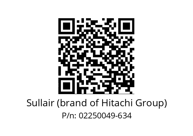   Sullair (brand of Hitachi Group) 02250049-634