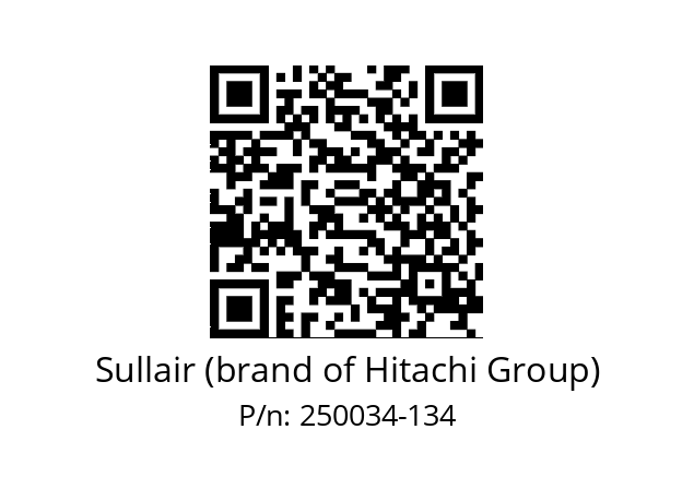   Sullair (brand of Hitachi Group) 250034-134