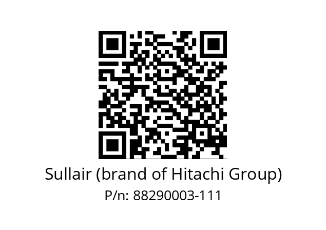   Sullair (brand of Hitachi Group) 88290003-111