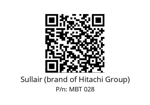   Sullair (brand of Hitachi Group) MBT 028