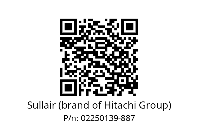   Sullair (brand of Hitachi Group) 02250139-887