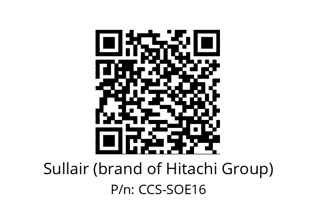   Sullair (brand of Hitachi Group) CCS-SOE16