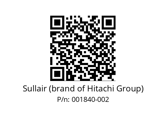   Sullair (brand of Hitachi Group) 001840-002