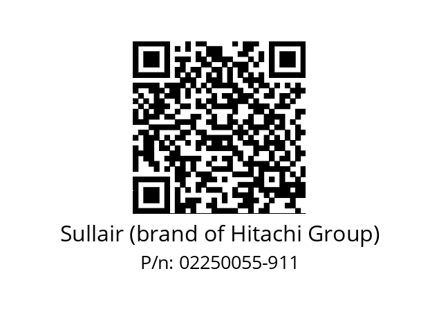   Sullair (brand of Hitachi Group) 02250055-911