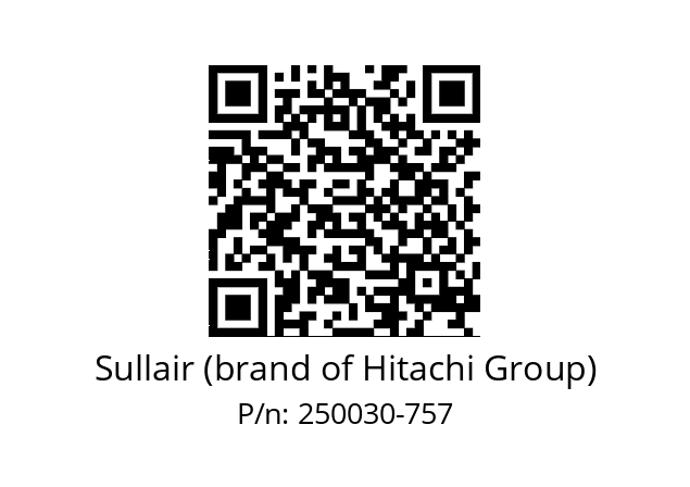   Sullair (brand of Hitachi Group) 250030-757