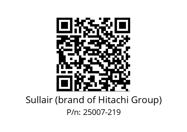   Sullair (brand of Hitachi Group) 25007-219