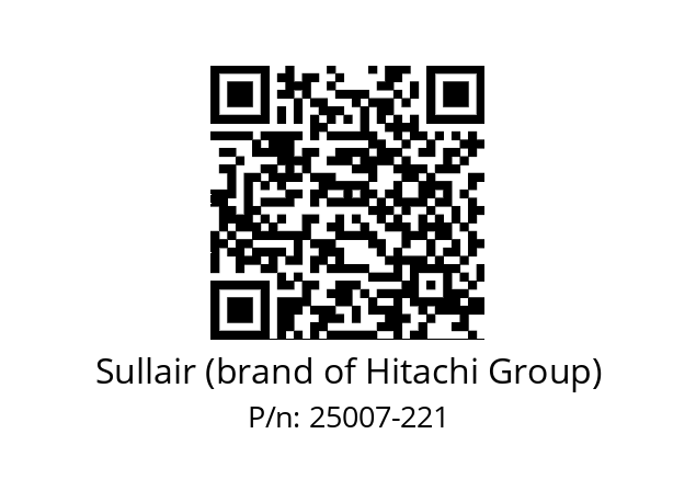   Sullair (brand of Hitachi Group) 25007-221