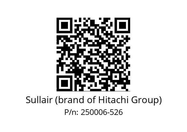   Sullair (brand of Hitachi Group) 250006-526