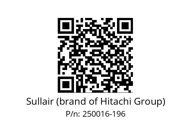   Sullair (brand of Hitachi Group) 250016-196