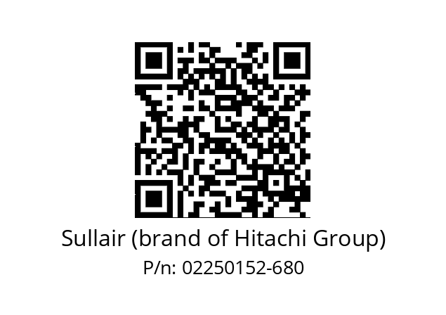   Sullair (brand of Hitachi Group) 02250152-680