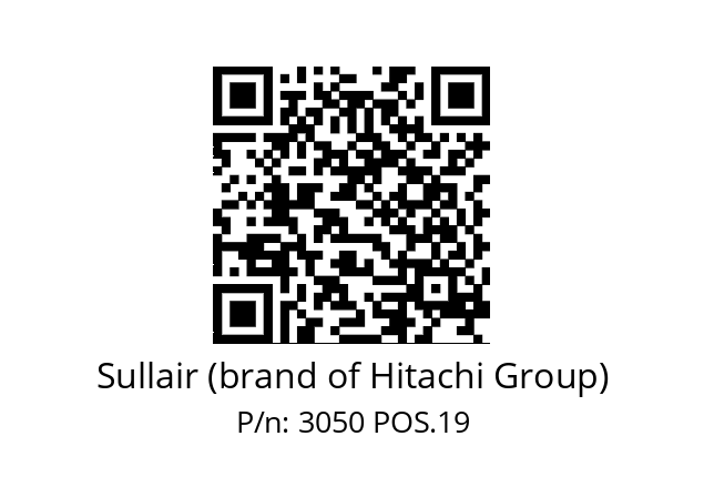   Sullair (brand of Hitachi Group) 3050 POS.19