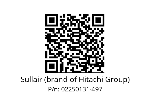   Sullair (brand of Hitachi Group) 02250131-497