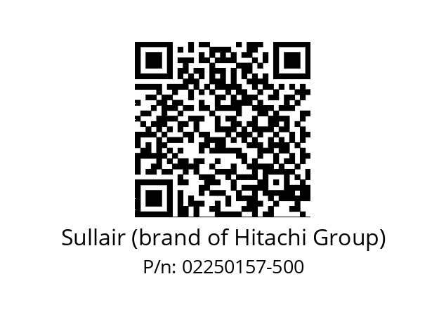   Sullair (brand of Hitachi Group) 02250157-500