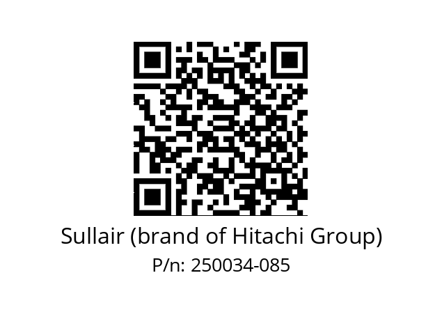   Sullair (brand of Hitachi Group) 250034-085