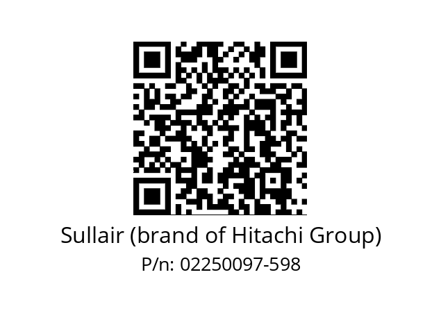   Sullair (brand of Hitachi Group) 02250097-598