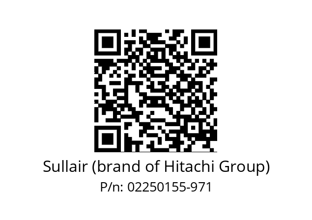   Sullair (brand of Hitachi Group) 02250155-971