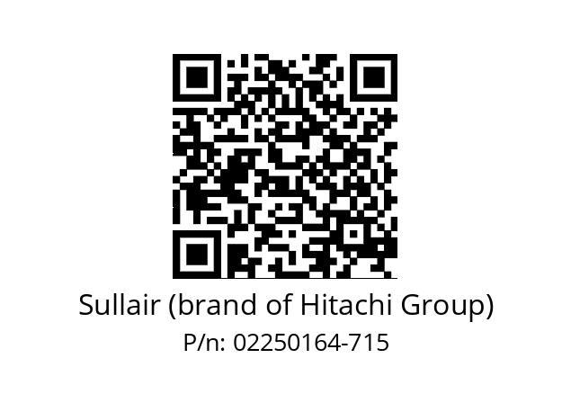   Sullair (brand of Hitachi Group) 02250164-715