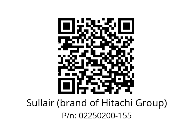   Sullair (brand of Hitachi Group) 02250200-155