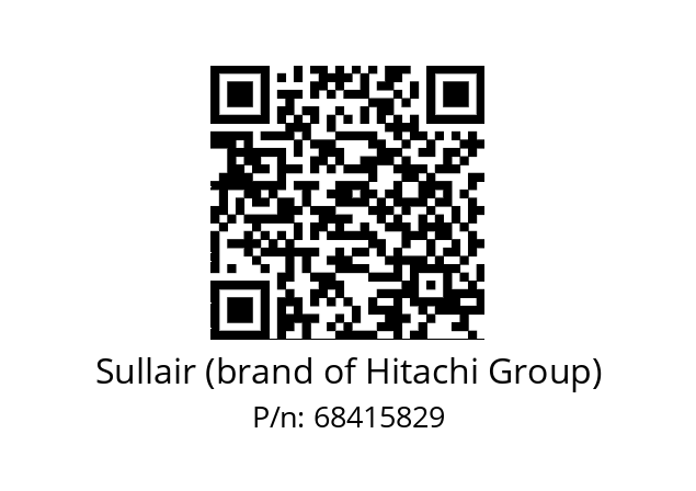   Sullair (brand of Hitachi Group) 68415829