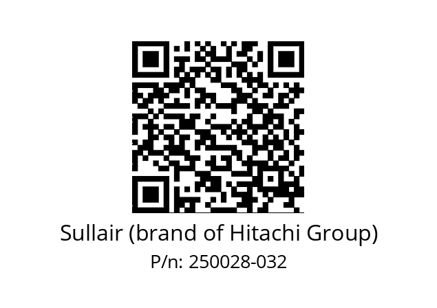   Sullair (brand of Hitachi Group) 250028-032