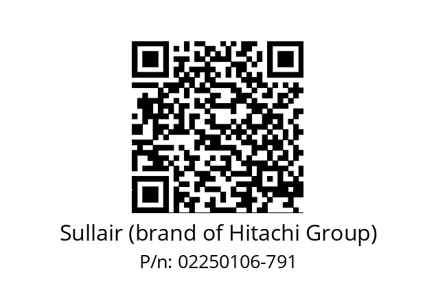   Sullair (brand of Hitachi Group) 02250106-791