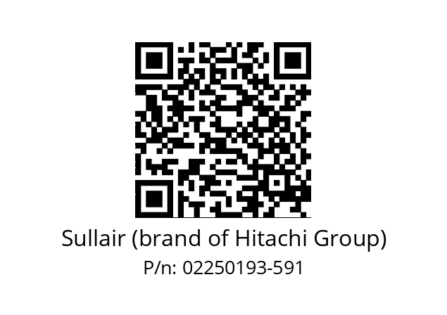   Sullair (brand of Hitachi Group) 02250193-591