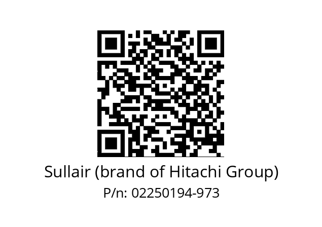   Sullair (brand of Hitachi Group) 02250194-973