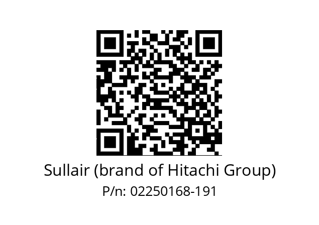   Sullair (brand of Hitachi Group) 02250168-191