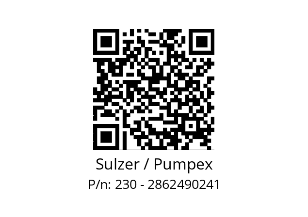   Sulzer / Pumpex 230 - 2862490241