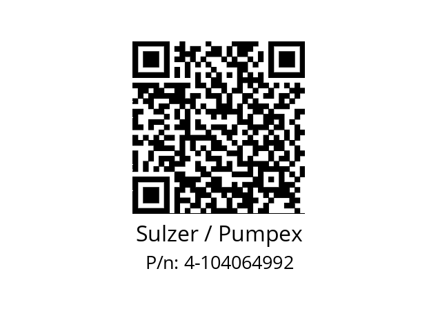   Sulzer / Pumpex 4-104064992