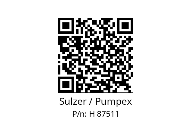   Sulzer / Pumpex H 87511