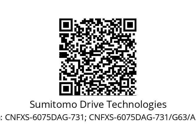   Sumitomo Drive Technologies CNFXS-6075DAG-731; CNFXS-6075DAG-731/G63/A140