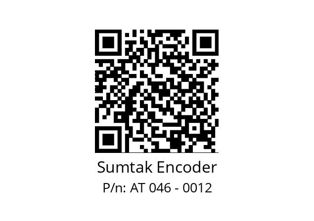   Sumtak Encoder AT 046 - 0012