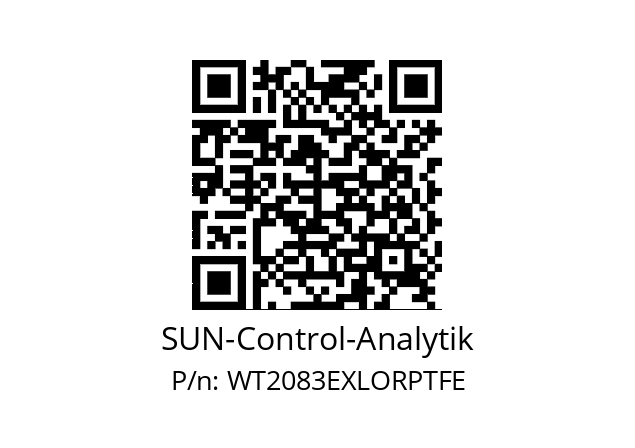   SUN-Control-Analytik WT2083EXLORPTFE