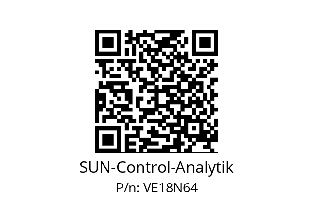   SUN-Control-Analytik VE18N64