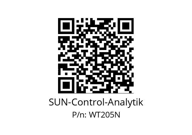   SUN-Control-Analytik WT205N