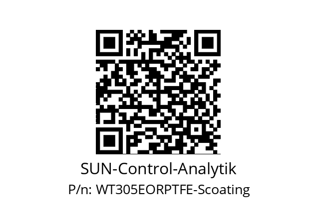   SUN-Control-Analytik WT305EORPTFE-Scoating