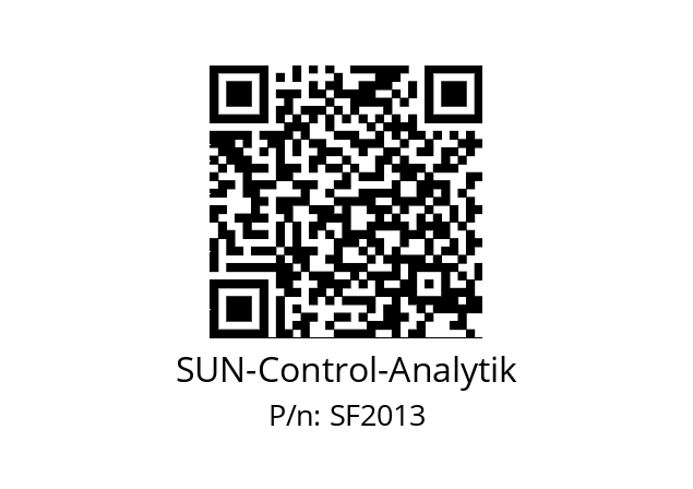   SUN-Control-Analytik SF2013