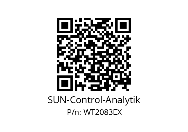   SUN-Control-Analytik WT2083EX