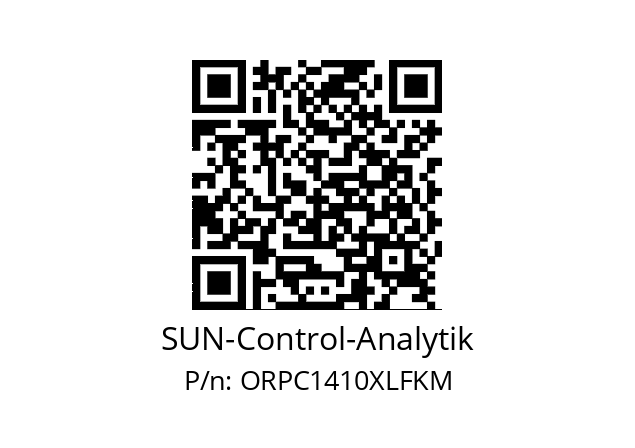   SUN-Control-Analytik ORPC1410XLFKM