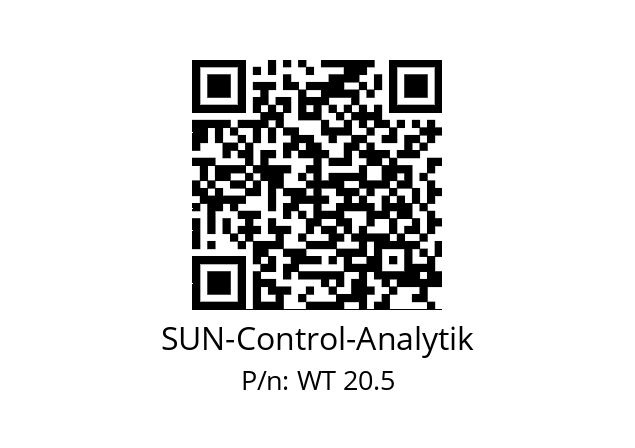   SUN-Control-Analytik WT 20.5