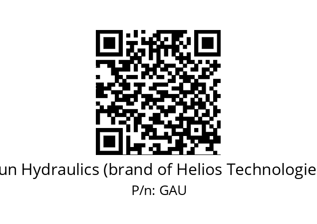   Sun Hydraulics (brand of Helios Technologies) GAU