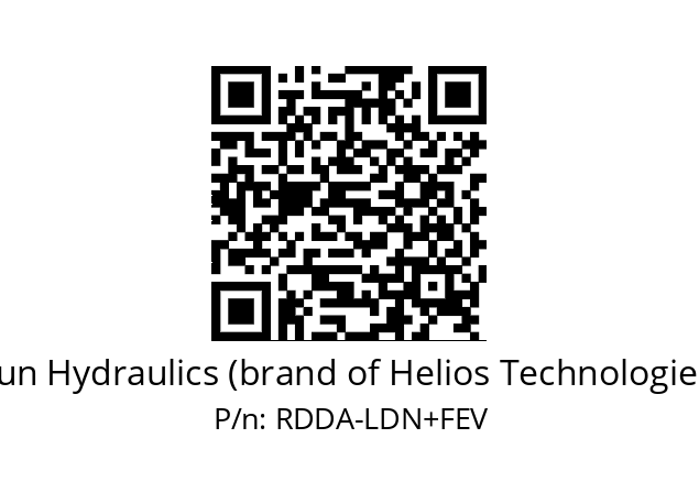   Sun Hydraulics (brand of Helios Technologies) RDDA-LDN+FEV