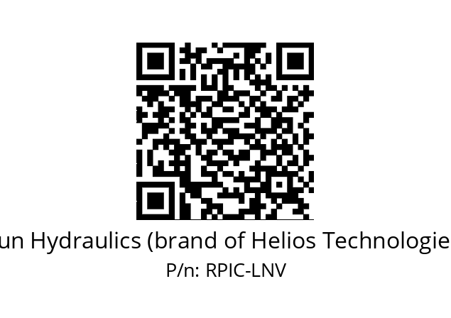   Sun Hydraulics (brand of Helios Technologies) RPIC-LNV